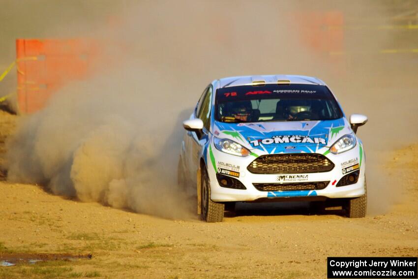 Keanna Erickson-Chang / Alex Gelsomino Ford Fiesta R1+ on SS1.