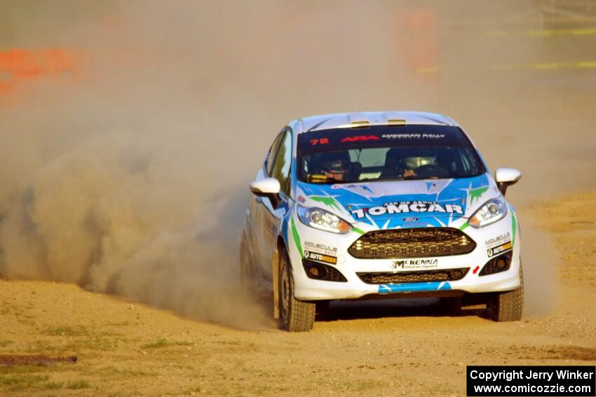 Keanna Erickson-Chang / Alex Gelsomino Ford Fiesta R1+ on SS1.