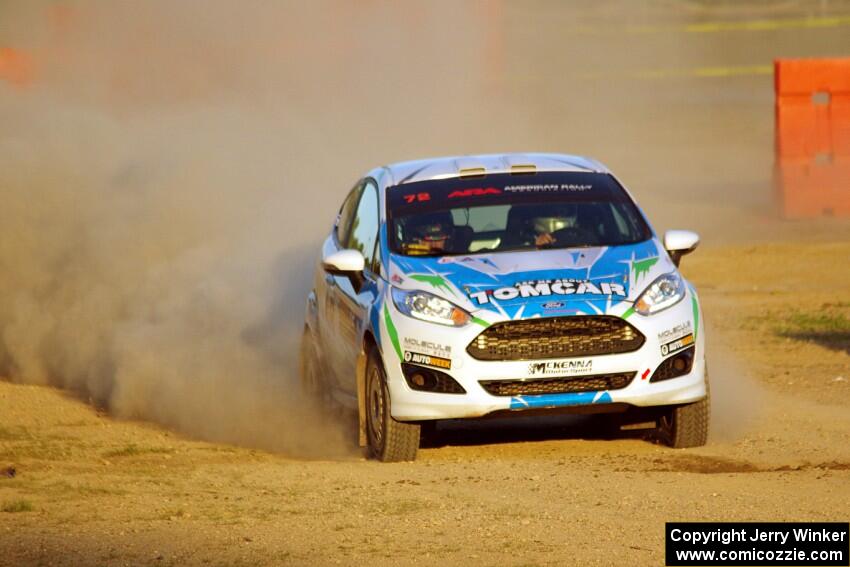 Keanna Erickson-Chang / Alex Gelsomino Ford Fiesta R1+ on SS1.