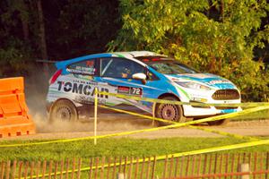 Keanna Erickson-Chang / Alex Gelsomino Ford Fiesta R1+ on SS2.