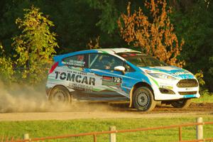 Keanna Erickson-Chang / Alex Gelsomino Ford Fiesta R1+ on SS2.