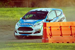 Keanna Erickson-Chang / Alex Gelsomino Ford Fiesta R1+ on SS2.