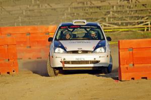 Chris Miller / Michelle Miller Ford Focus ZX3 on SS1.