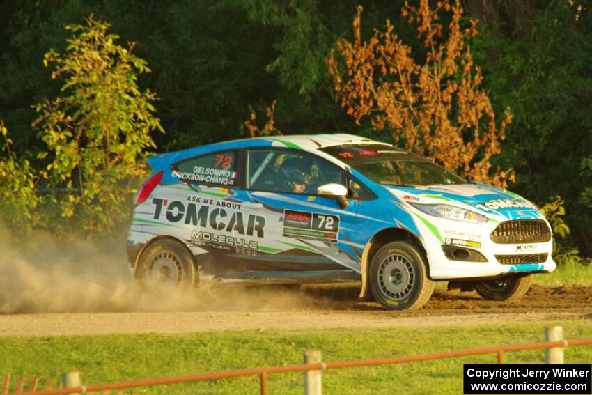 Keanna Erickson-Chang / Alex Gelsomino Ford Fiesta R1+ on SS2.