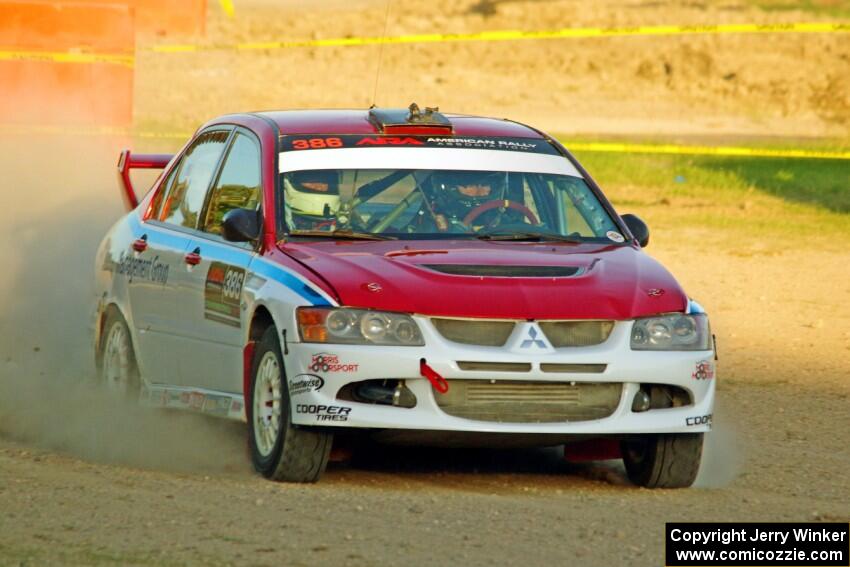 Brad Morris / Doug Nagy Mitsubishi Lancer on SS1.