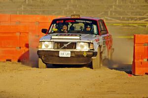 Justin Mason / Cameron Case Volvo 240 on SS1.