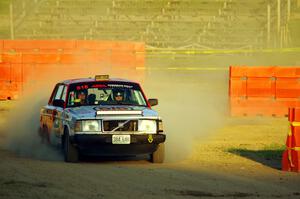 Justin Mason / Cameron Case Volvo 240 on SS1.