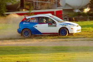 Chris Miller / Michelle Miller Ford Focus ZX3 on SS2.