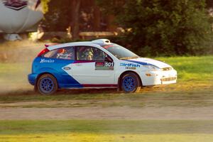 Chris Miller / Michelle Miller Ford Focus ZX3 on SS2.