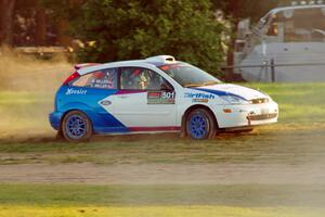 Chris Miller / Michelle Miller Ford Focus ZX3 on SS2.