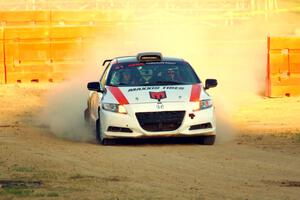 Chris Sladek / Zach Pfeil Honda CRZ on SS1.