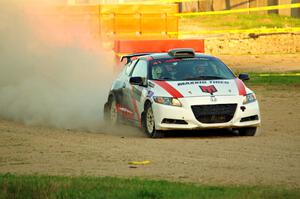 Chris Sladek / Zach Pfeil Honda CRZ on SS1.