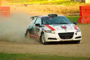 Chris Sladek / Zach Pfeil Honda CRZ on SS1.