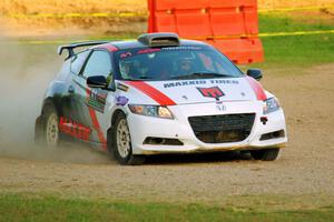 Chris Sladek / Zach Pfeil Honda CRZ on SS1.