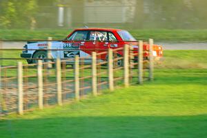 Justin Mason / Cameron Case Volvo 240 on SS2.