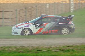 Chris Sladek / Zach Pfeil Honda CRZ on SS1.