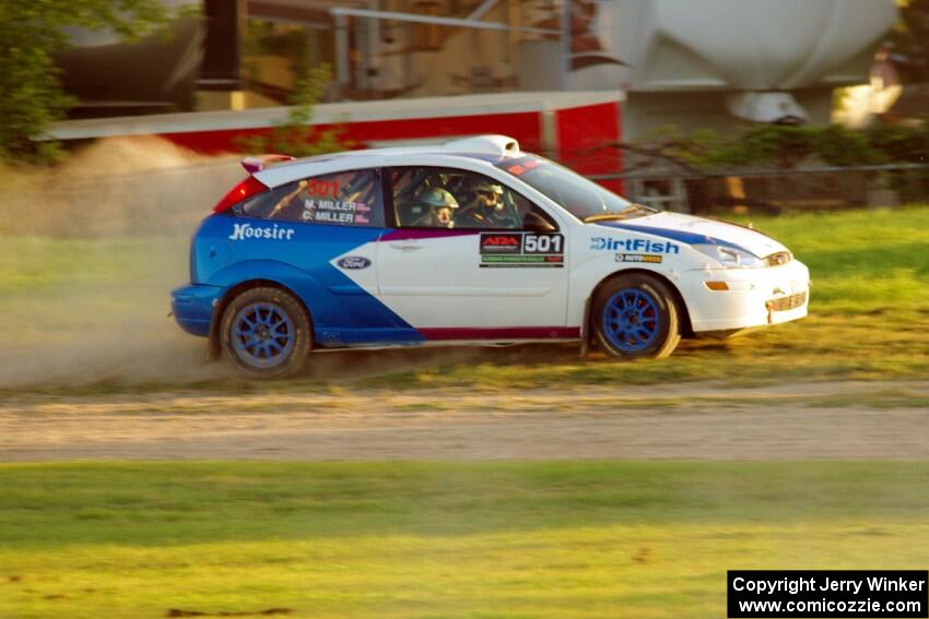Chris Miller / Michelle Miller Ford Focus ZX3 on SS2.