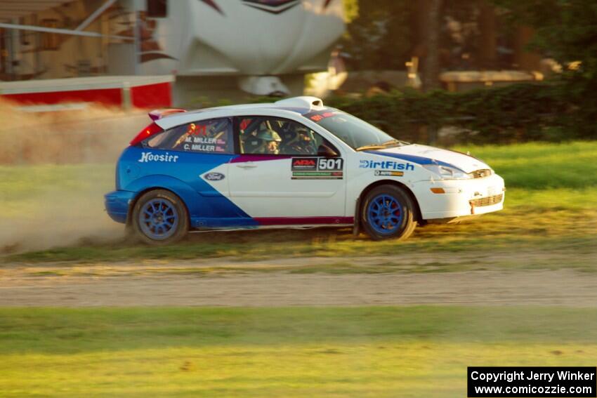 Chris Miller / Michelle Miller Ford Focus ZX3 on SS2.