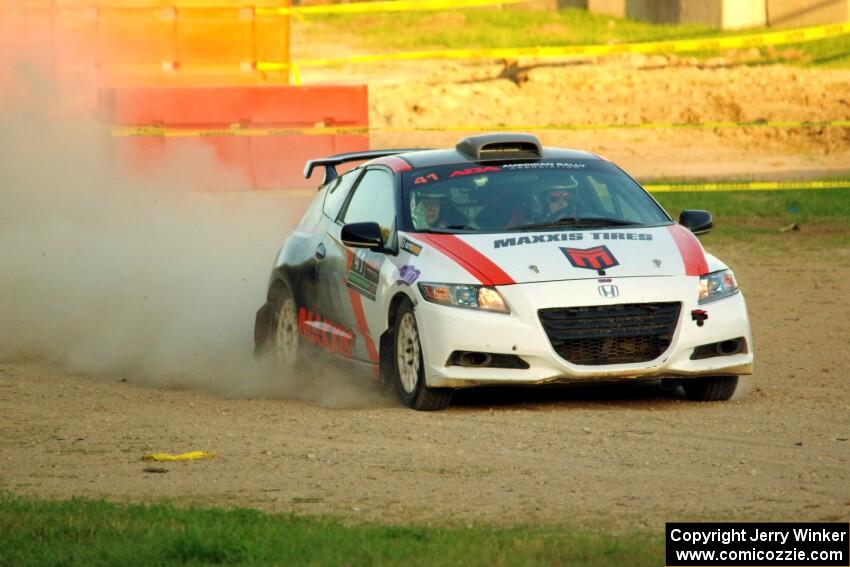 Chris Sladek / Zach Pfeil Honda CRZ on SS1.