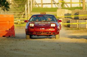 Al Dantes, Jr. / R.J. Kassel Mazda RX-7 LS on SS1.