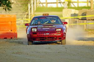 Al Dantes, Jr. / R.J. Kassel Mazda RX-7 LS on SS1.