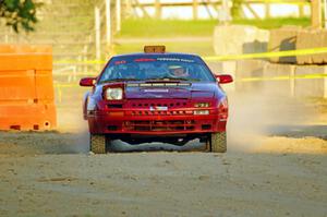 Al Dantes, Jr. / R.J. Kassel Mazda RX-7 LS on SS1.