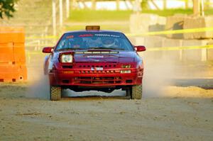 Al Dantes, Jr. / R.J. Kassel Mazda RX-7 LS on SS1.