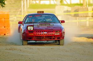 Al Dantes, Jr. / R.J. Kassel Mazda RX-7 LS on SS1.