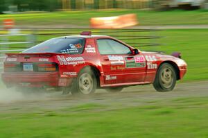 Al Dantes, Jr. / R.J. Kassel Mazda RX-7 LS on SS1.