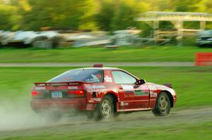 Al Dantes, Jr. / R.J. Kassel Mazda RX-7 LS on SS1.