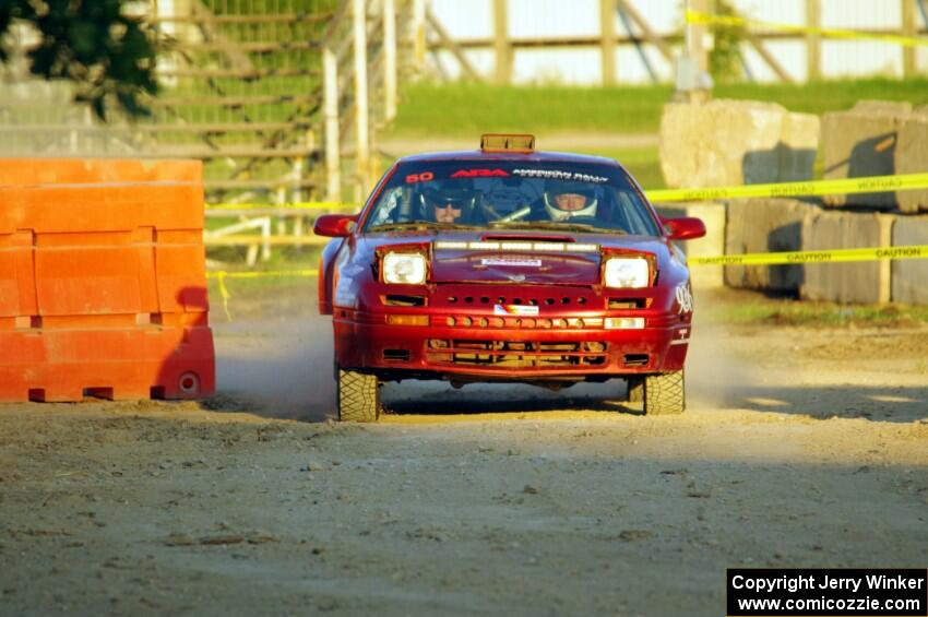Al Dantes, Jr. / R.J. Kassel Mazda RX-7 LS on SS1.