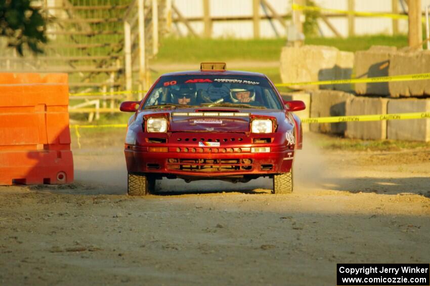 Al Dantes, Jr. / R.J. Kassel Mazda RX-7 LS on SS1.