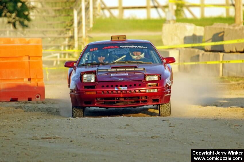 Al Dantes, Jr. / R.J. Kassel Mazda RX-7 LS on SS1.