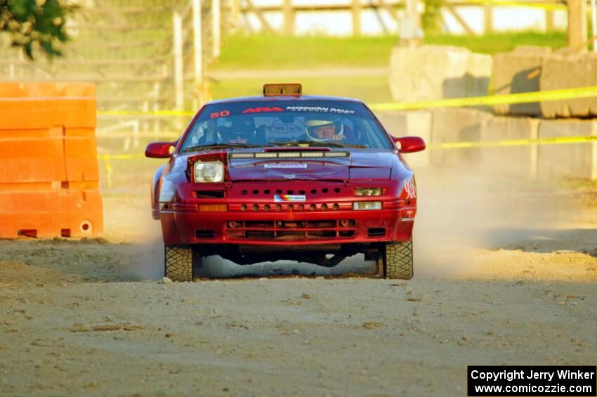 Al Dantes, Jr. / R.J. Kassel Mazda RX-7 LS on SS1.
