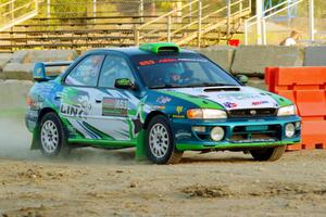 Amanda Skelly / Elizabeth Cordara Subaru Impreza on SS1.