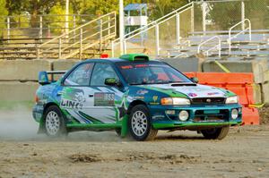 Amanda Skelly / Elizabeth Cordara Subaru Impreza on SS1.