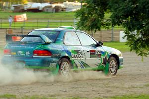 Amanda Skelly / Elizabeth Cordara Subaru Impreza on SS1.