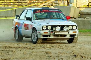 Calvin Cooper / Kelsey Stephens BMW 318is on SS1.