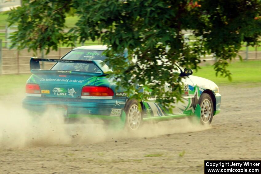 Amanda Skelly / Elizabeth Cordara Subaru Impreza on SS1.
