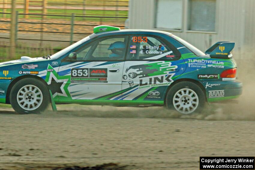 Amanda Skelly / Elizabeth Cordara Subaru Impreza on SS1.