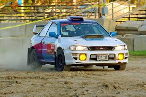 Tyler Matalas / Ian Hoge Subaru Impreza on SS1.