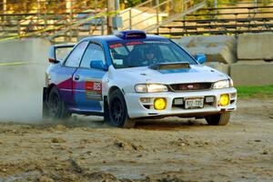 Tyler Matalas / Ian Hoge Subaru Impreza on SS1.