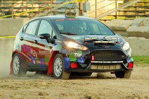 Rob Sanders / Karen Jankowski Ford Fiesta ST on SS1.