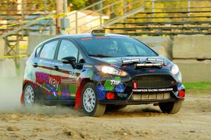 Rob Sanders / Karen Jankowski Ford Fiesta ST on SS1.