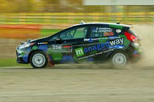 Rob Sanders / Karen Jankowski Ford Fiesta ST on SS1.