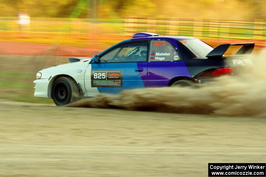 Tyler Matalas / Ian Hoge Subaru Impreza on SS1.