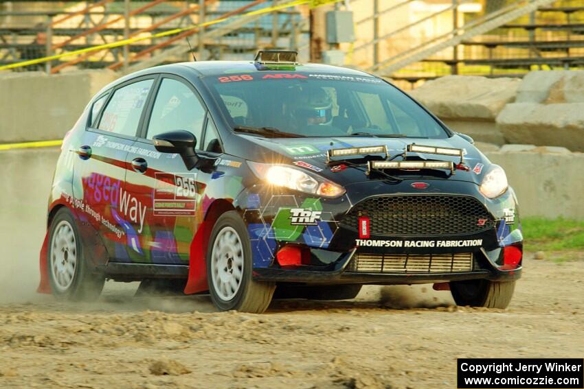 Rob Sanders / Karen Jankowski Ford Fiesta ST on SS1.