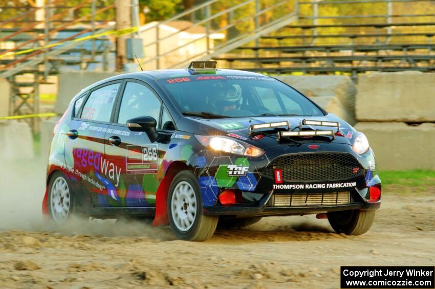 Rob Sanders / Karen Jankowski Ford Fiesta ST on SS1.