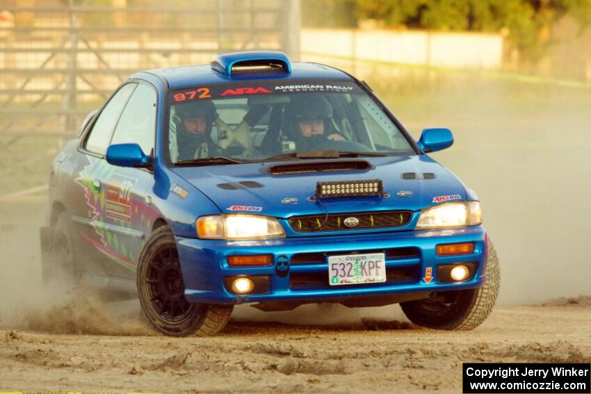 Cooper Anderson / Brody Anderson Subaru Impreza Subaru 2.5RS on SS1.