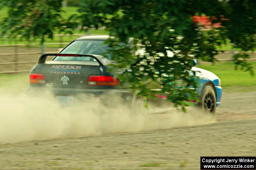 Cooper Anderson / Brody Anderson Subaru Impreza Subaru 2.5RS on SS1.